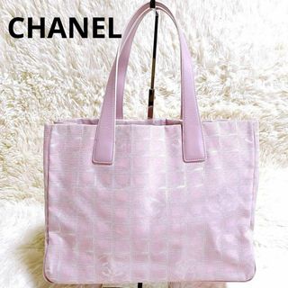 シャネル(CHANEL)のCHANEL トートバッグ ニュートラベルライン ハンドバッグ MM ピンク(トートバッグ)