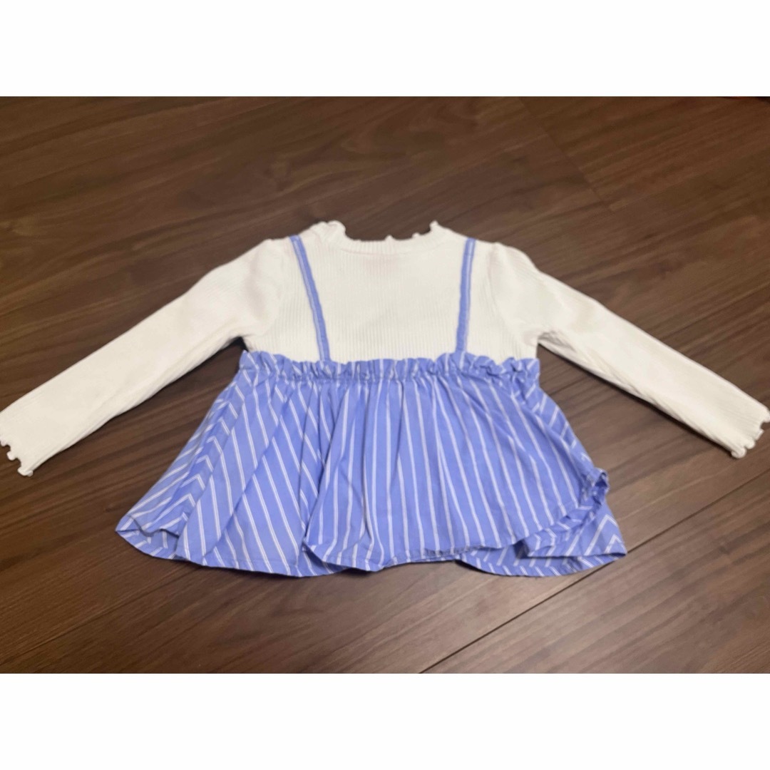 petit main(プティマイン)のpetit main プティマイン　長袖カットソー　100 キッズ/ベビー/マタニティのキッズ服女の子用(90cm~)(Tシャツ/カットソー)の商品写真