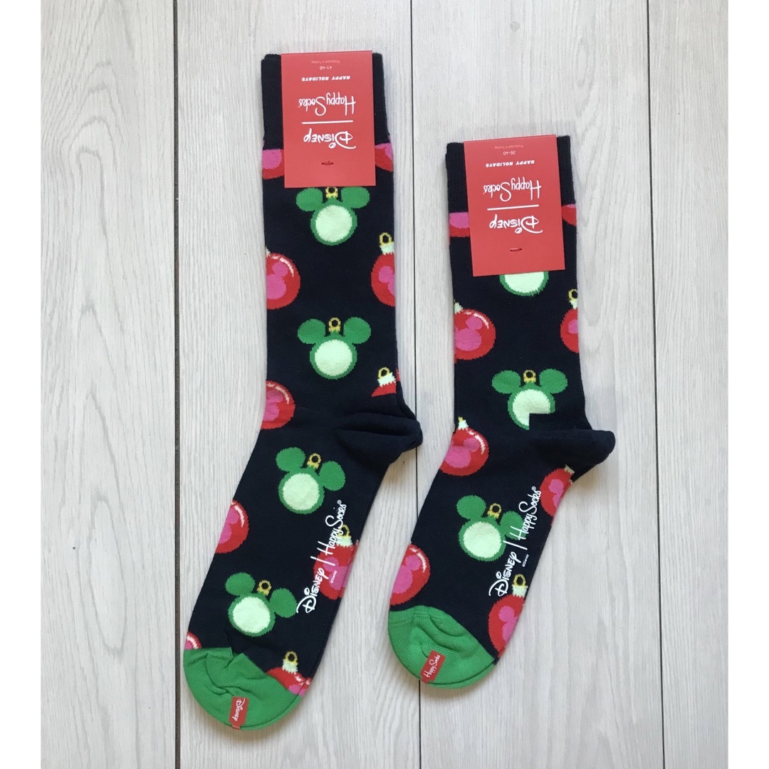 Happy Socks(ハッピーソックス)のハッピーソックスディズニーコラボ　男女ペア2足セット レディースのレッグウェア(ソックス)の商品写真