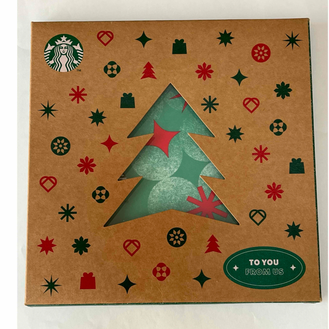 Starbucks(スターバックス)のスターバックス　クリスマスオーナメント&ディッシュ ハンドメイドのインテリア/家具(インテリア雑貨)の商品写真