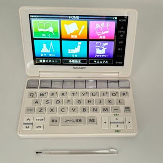 シャープ(SHARP)のSHARP 電子辞書 PW-HC4（ホワイト系）Brain(その他)