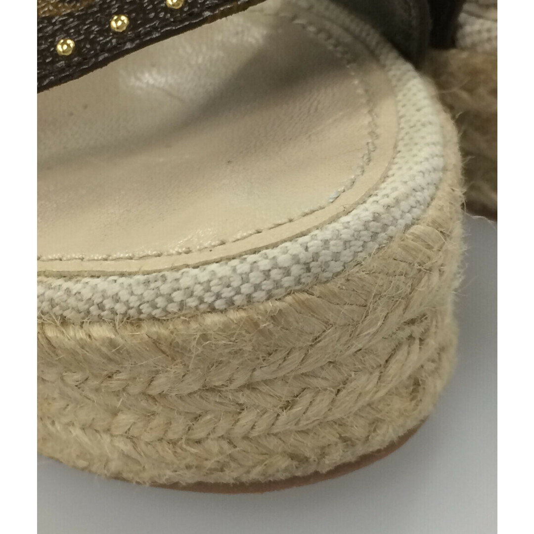 LOUIS VUITTON(ルイヴィトン)のルイヴィトン ウェッジソールサンダル レディース 35 1/2 レディースの靴/シューズ(サンダル)の商品写真