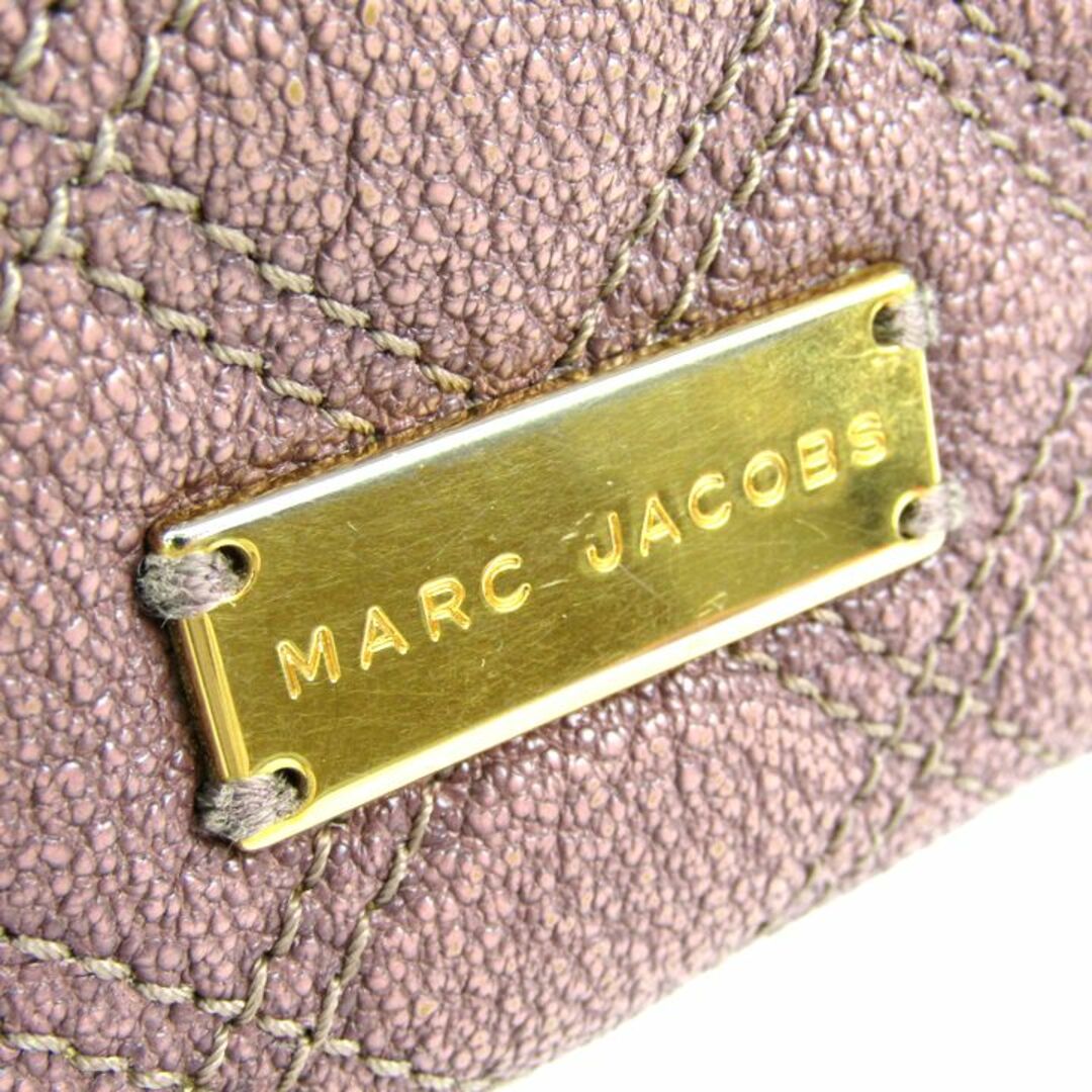 MARC JACOBS(マークジェイコブス)のマークジェイコブス 長財布 ラウンドファスナー キルティング レザー ロングウォレット レディース パープル MARC JACOBS レディースのファッション小物(財布)の商品写真