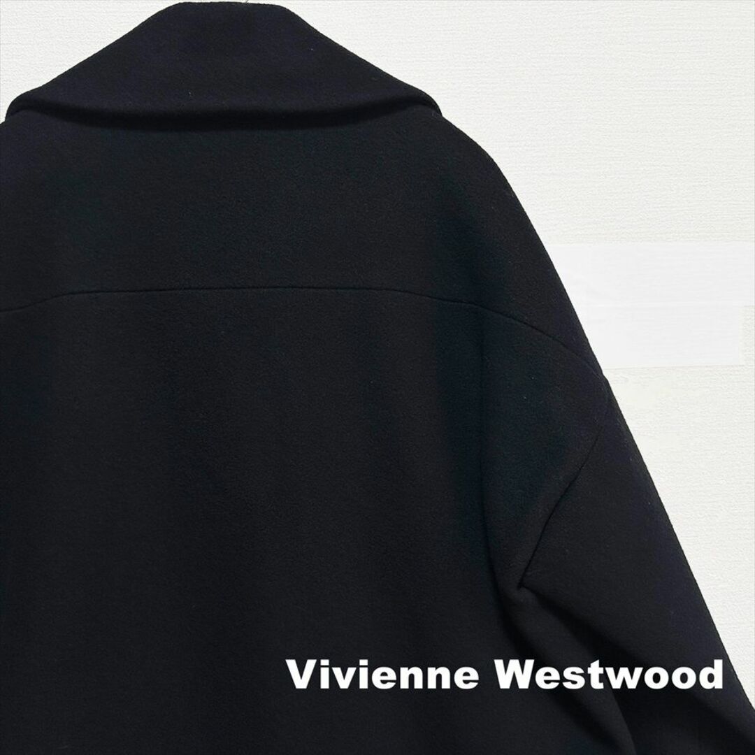 Vivienne Westwood(ヴィヴィアンウエストウッド)の【Vivienne Westwood】ORBボタン コクーン コート レディースのジャケット/アウター(ピーコート)の商品写真