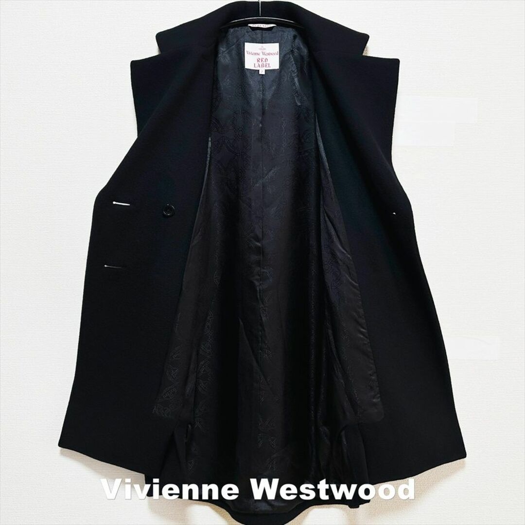 Vivienne Westwood(ヴィヴィアンウエストウッド)の【Vivienne Westwood】ORBボタン コクーン コート レディースのジャケット/アウター(ピーコート)の商品写真