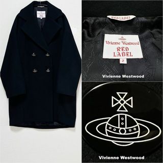 ヴィヴィアンウエストウッド(Vivienne Westwood)の【Vivienne Westwood】ORBボタン コクーン コート(ピーコート)