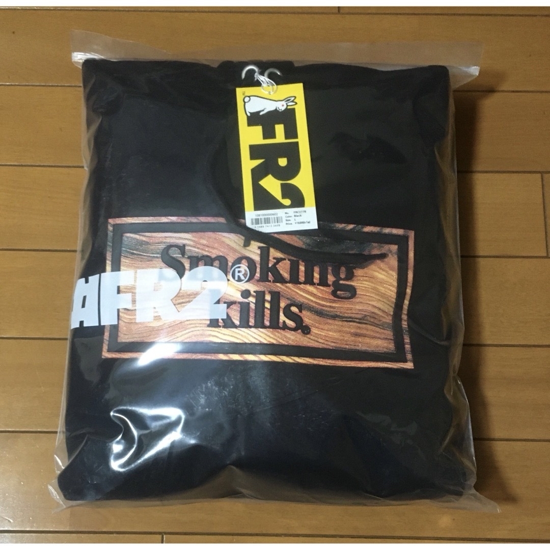 FR2 - 新品 FR2 京都 オープン記念 Smoking kills パーカー 黒 L FR2 - 新品 FR2 京都 オープン記念 Smoking kills パーカー 黒 L