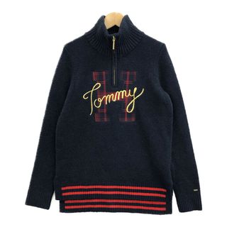 トミーヒルフィガー(TOMMY HILFIGER)のトミーヒルフィガー ハーフジップニット レディース S(ニット/セーター)