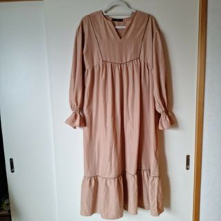 ダブルクローゼット(w closet)のw closet 長袖ロングワンピース(ロングワンピース/マキシワンピース)