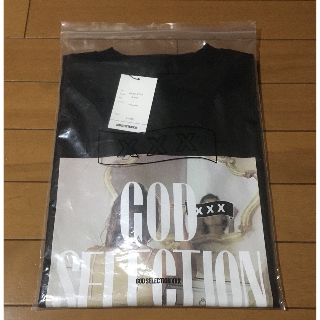 GOD SELECTION XXX(ゴッドセレクショントリプルエックス)の新品 GOD SELECTION XXX  Tシャツ L 黒 メンズのトップス(Tシャツ/カットソー(半袖/袖なし))の商品写真