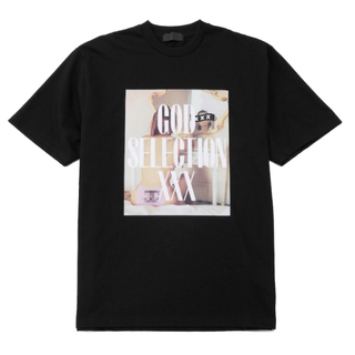 ゴッドセレクショントリプルエックス(GOD SELECTION XXX)の新品 GOD SELECTION XXX  Tシャツ L 黒(Tシャツ/カットソー(半袖/袖なし))