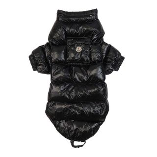 モンクレール(MONCLER)のモンクレール CHIHUAHUA ダウンジャケット ユニセックス ブラック MONCLER 【中古】 【アパレル・小物】(犬)