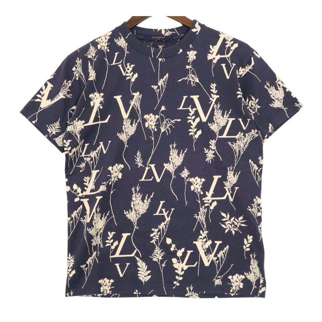 LOUIS VUITTON(ルイヴィトン)のルイヴィトン リーフディスチャージ Tシャツ メンズ ネイビー LOUIS VUITTON 【中古】 【アパレル・小物】 メンズのトップス(Tシャツ/カットソー(半袖/袖なし))の商品写真