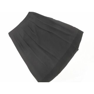 インディヴィ(INDIVI)のインディヴィ フレア スカート size36/黒 ■■ レディース(ひざ丈スカート)