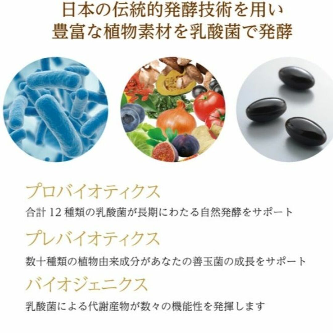 【お肌ツルツル❤️】お手軽60粒❤️美容効果抜群日本製生酵素❤️OMX3 食品/飲料/酒の健康食品(その他)の商品写真