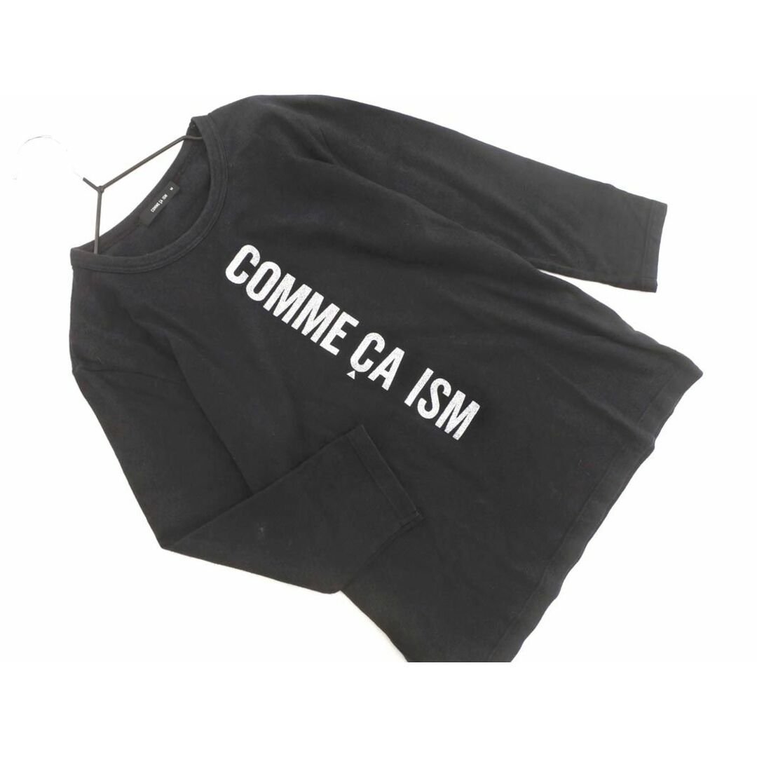 COMME CA ISM(コムサイズム)のCOMME CA ISM コムサイズム Tシャツ sizeM/黒 ◇■ レディース レディースのトップス(Tシャツ(長袖/七分))の商品写真