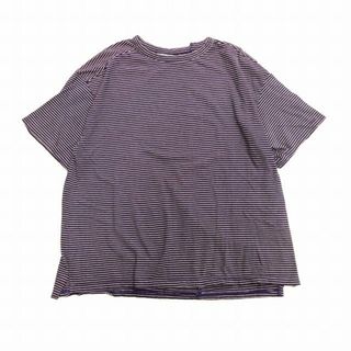 アンユーズド(UNUSED)の19ss アンユーズド UNUSED コットン カシミヤ ボーダー Tシャツ(Tシャツ/カットソー(半袖/袖なし))