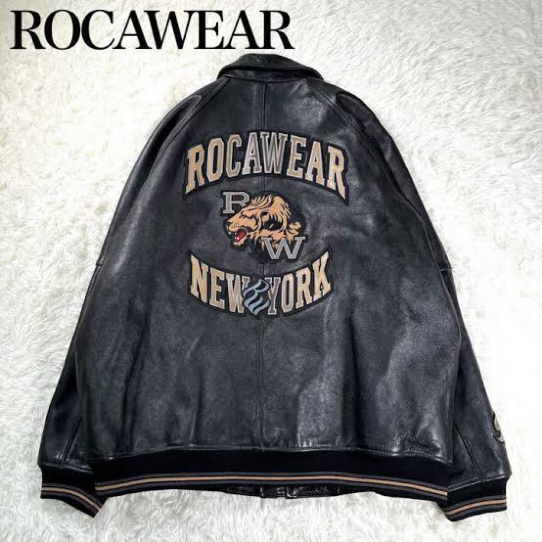 Rocawear(ロカウェア)のロカウェア　レザージャケット　【希少品】 メンズのジャケット/アウター(レザージャケット)の商品写真