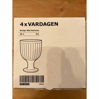 イケア(IKEA)のIKEA VARDAGEN グラス　新品(グラス/カップ)