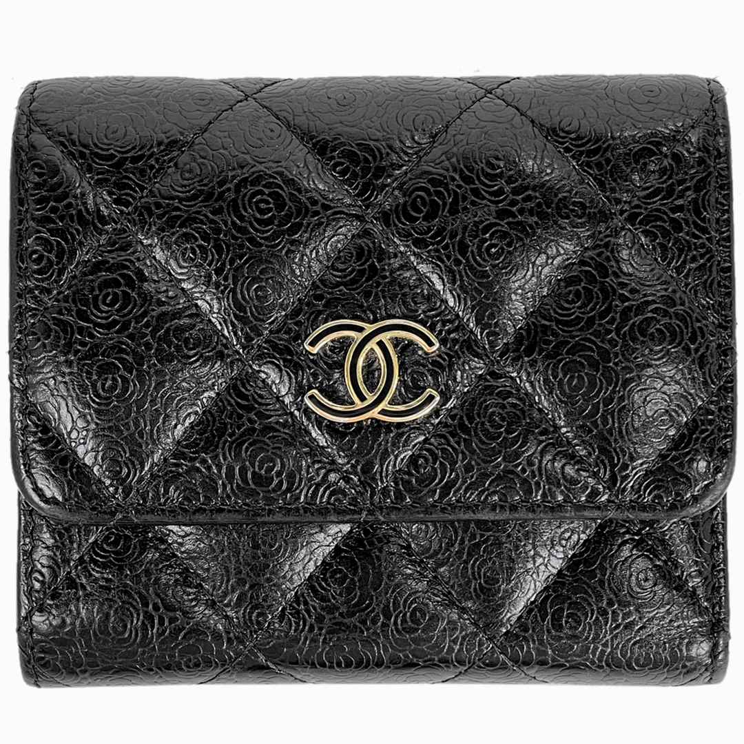 CHANEL(シャネル)のシャネル ココマーク 三つ折り財布 レディース 【中古】 レディースのファッション小物(財布)の商品写真