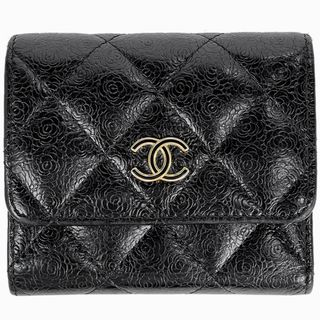 シャネル(CHANEL)のシャネル ココマーク 三つ折り財布 レディース 【中古】(財布)