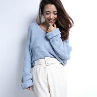 eimy istoire roll up dolman knit エイミー(ニット/セーター)