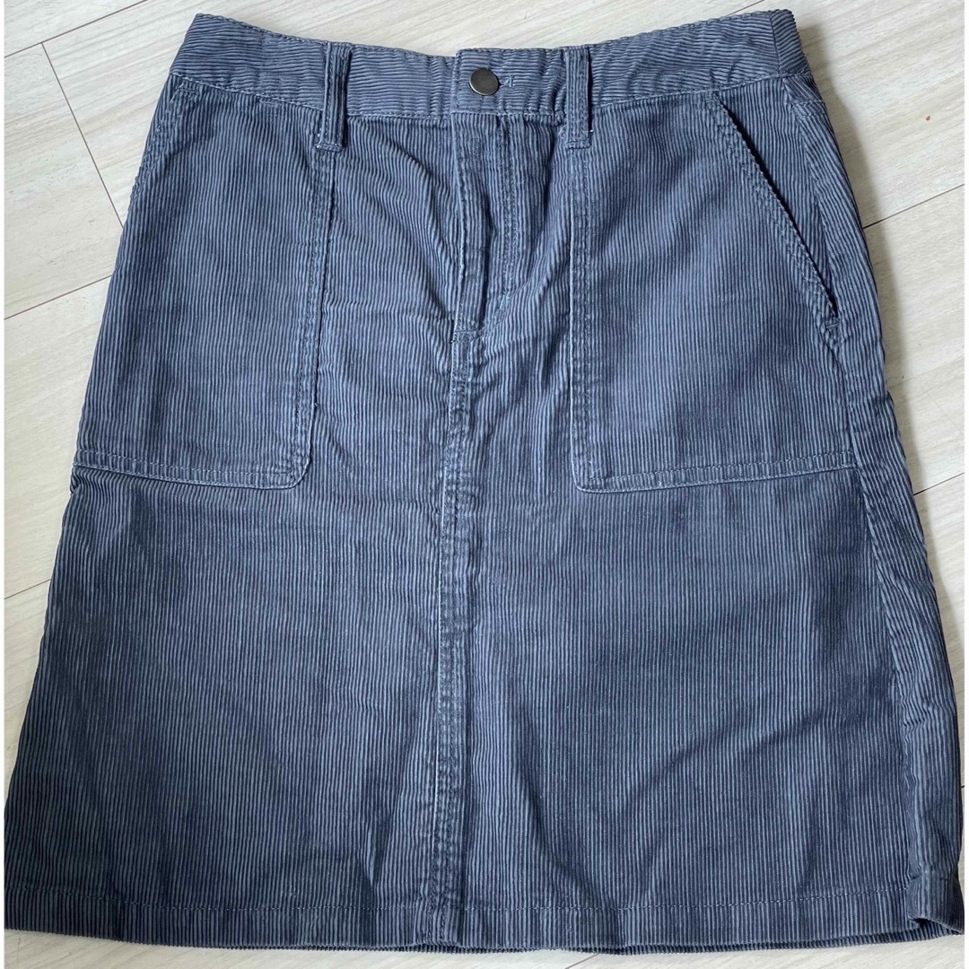 MUJI (無印良品)(ムジルシリョウヒン)の［セール中］ひざ丈スカート　ブルー　無印良品 レディースのスカート(ひざ丈スカート)の商品写真