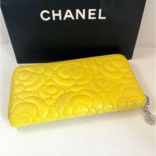 シャネル(CHANEL)の★CHANEL カメリア 長財布 美品！(財布)