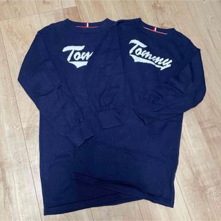 トミーヒルフィガー(TOMMY HILFIGER)のTommy 女の子　ニットワンピース　姉妹お揃い(ワンピース)