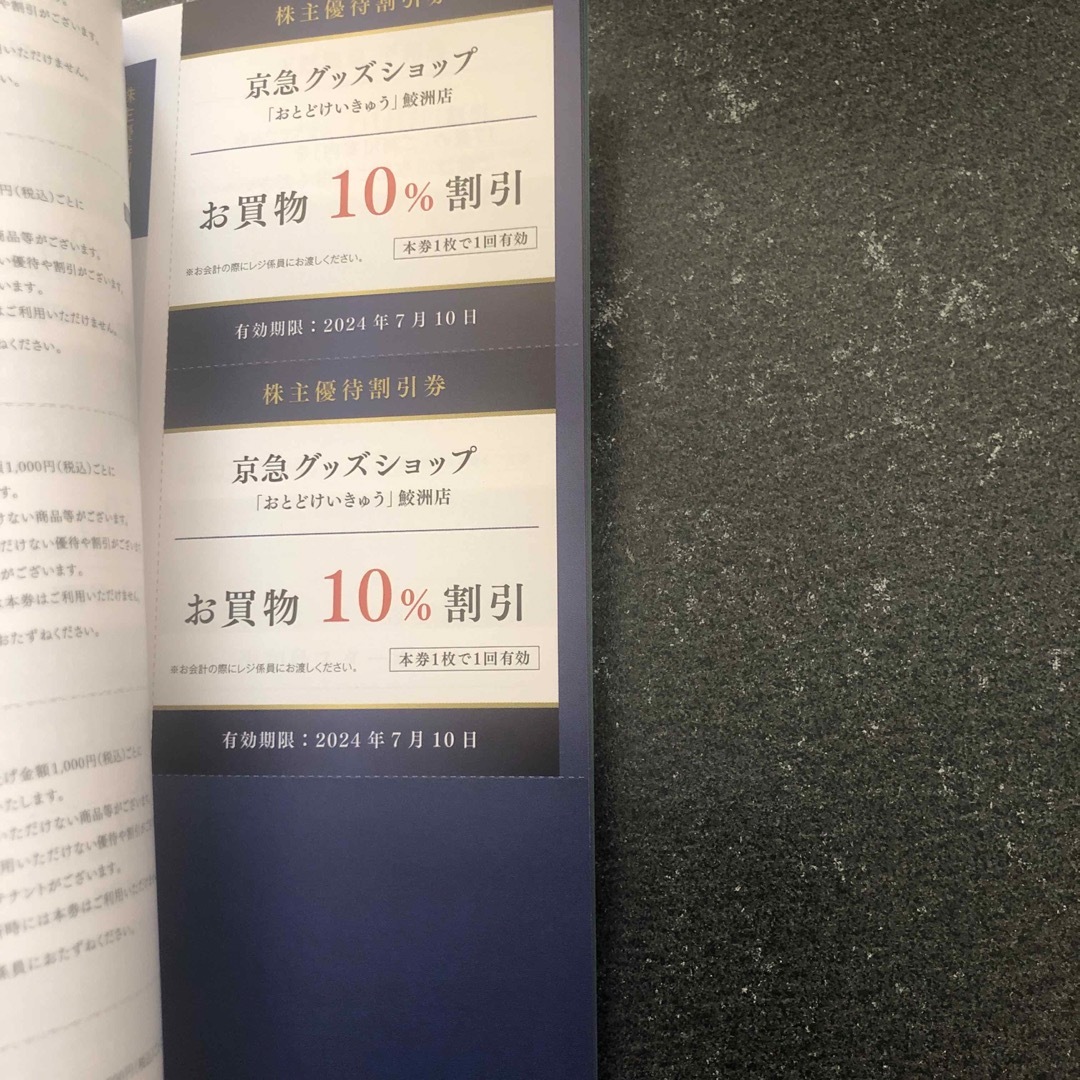 京急グループ株主優待券 チケットの優待券/割引券(その他)の商品写真