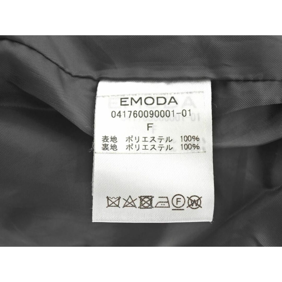 EMODA(エモダ)のEMODA エモダ ロング チェスター コート sizeF/グレー ◆■ レディース レディースのジャケット/アウター(ロングコート)の商品写真