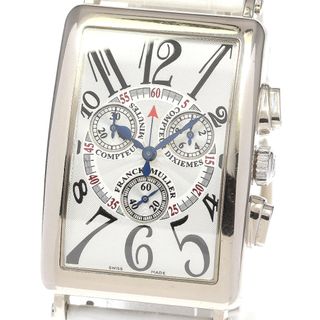 フランクミュラー(FRANCK MULLER)のフランクミュラー FRANCK MULLER 1000CCQZ ロングアイランド K18WG クロノグラフ クォーツ メンズ 箱付き_783231(腕時計(アナログ))