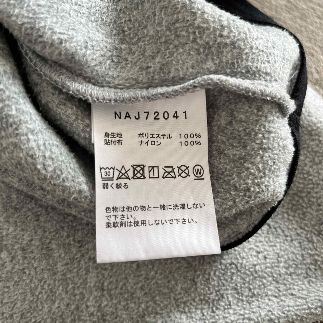 THE NORTH FACE(ザノースフェイス)のTHE NORTH FACEキッズ ロングスリーブマイクロフリースクルー グレー キッズ/ベビー/マタニティのキッズ服男の子用(90cm~)(ニット)の商品写真