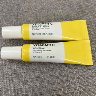 ネイチャーリパブリック(NATURE REPUBLIC)のネイチャーリパブリック　美容液　ビタペアCセラム&ジェルクリーム10ml 新品(美容液)