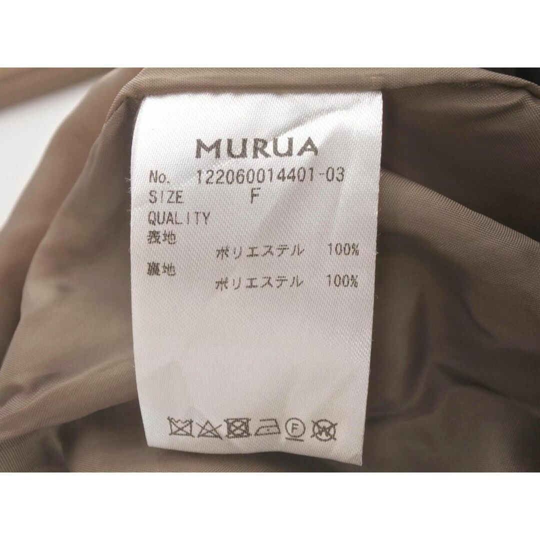 MURUA(ムルーア)のMURUA ムルーア チェスター コート sizeF/モカ ◆■ レディース レディースのジャケット/アウター(チェスターコート)の商品写真