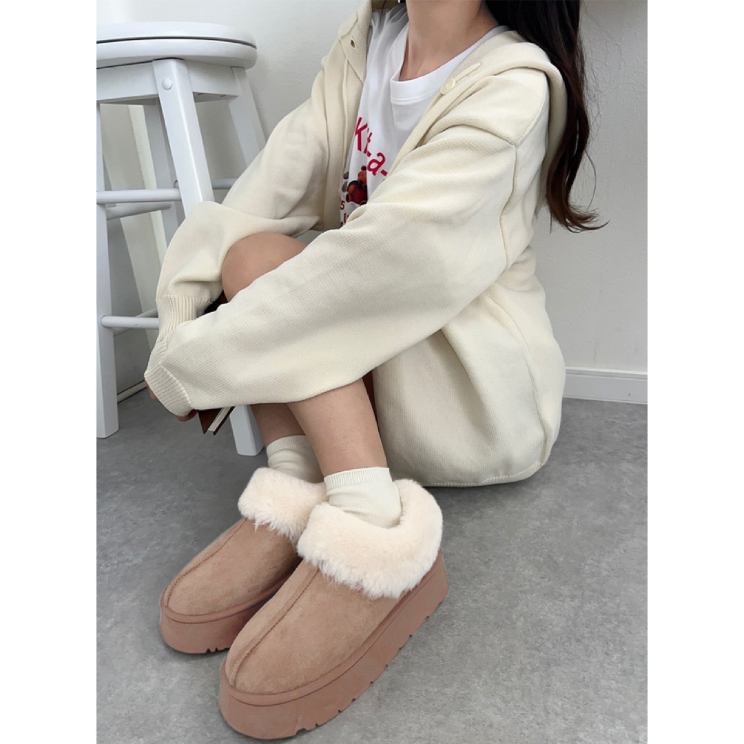 GRL - GRL グレイル ムートンブーツ 24cm ベージュ 新品未使用の GRL - GRL グレイル ムートンブーツ 24cm ベージュ 新品未使用の