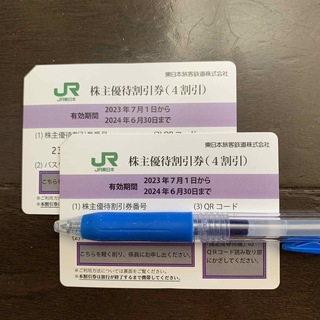 JR東日本株主優待2枚(鉄道乗車券)