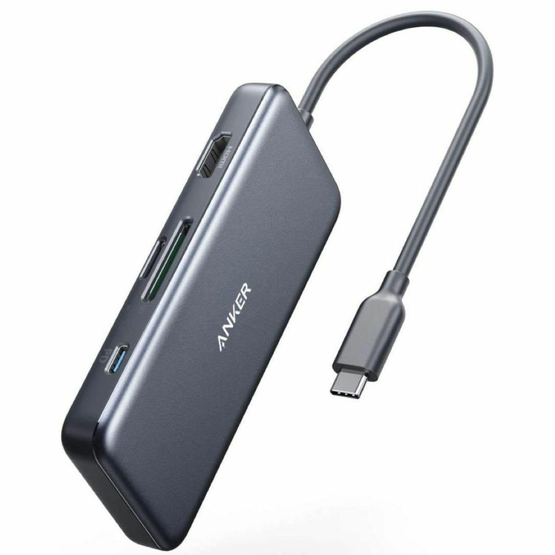 Anker(アンカー)のANKER A8346 Anker PowerExpand+ 7-in-1 スマホ/家電/カメラのPC/タブレット(PC周辺機器)の商品写真