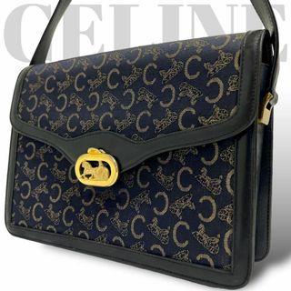 celine - 美品 セリーヌ ショルダーバッグ Cマカダム 馬車金具 ...