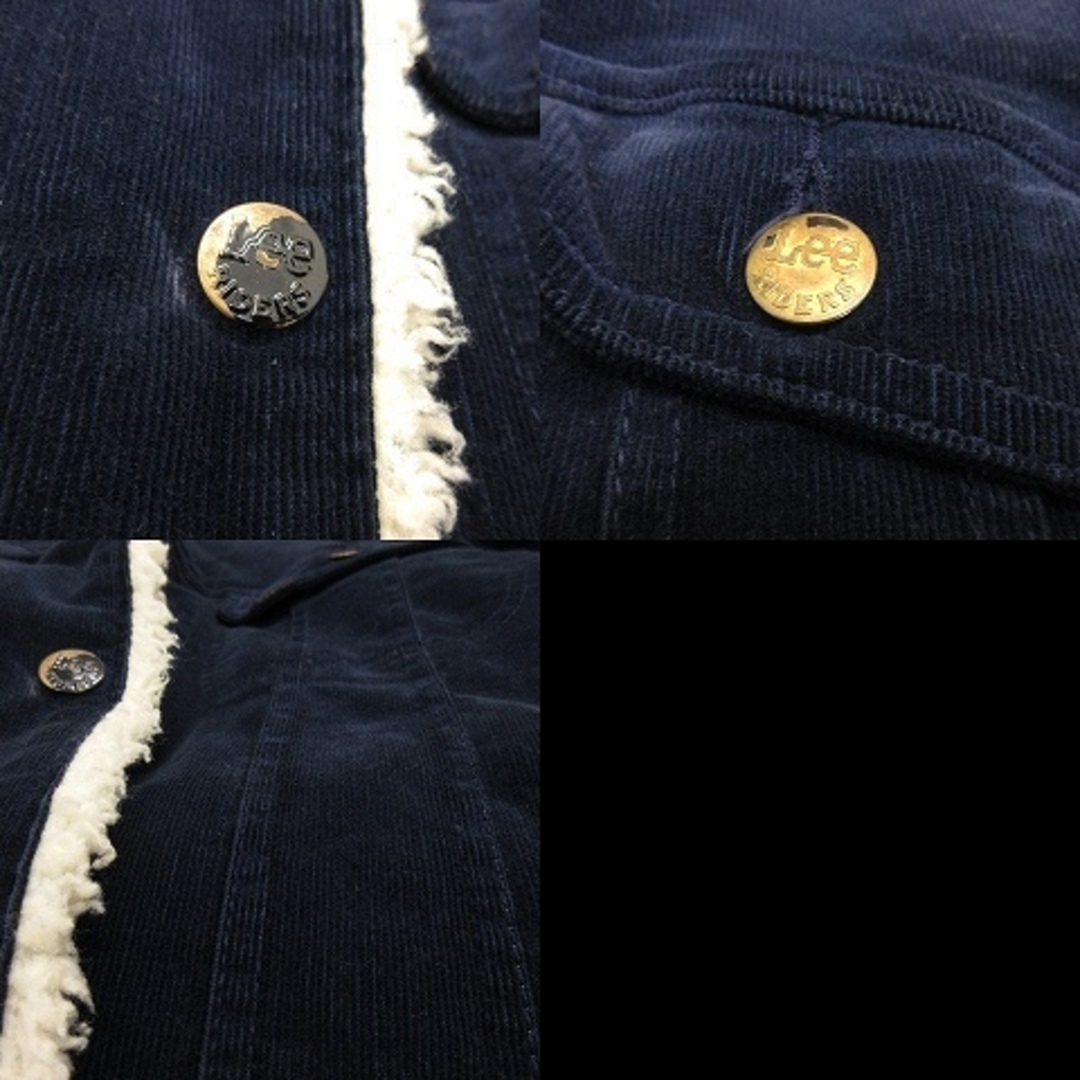 Lee(リー)のリー LEE ジャケット ボア コーデュロイ ロゴ 金ボタン コットン 紺 L レディースのジャケット/アウター(その他)の商品写真