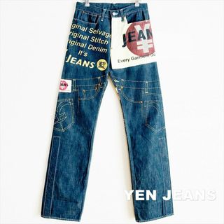 エンジーンズ(YENJEANS)の【YEN JEANS】ミチココシノ 岡山ヴィンテージデニム生地 デニム(デニム/ジーンズ)