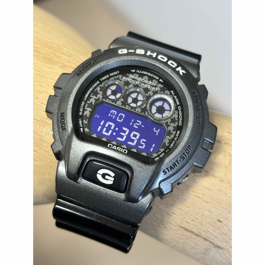 G-SHOCK/メタリック/スター/ビンテージ/DW-6900/三つ目/シルバーメンズ