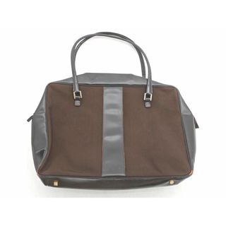 マックスマーラ(Max Mara)のMax Mara マックスマーラ ナイロン レザー ブリーフケース ビジネス バッグ 茶 ■■ レディース(その他)