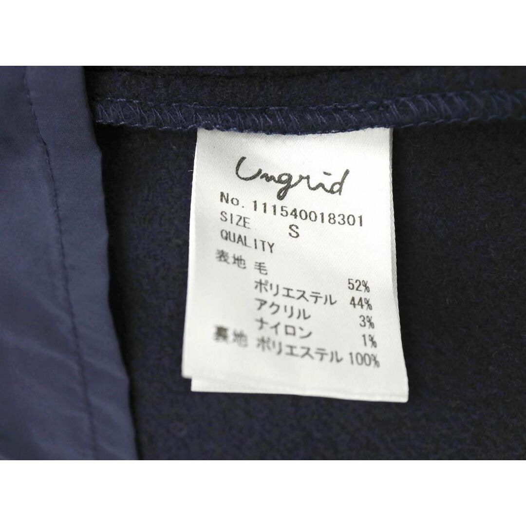 Ungrid(アングリッド)のUngrid アングリッド ウール混 ガウン コート sizeS/紺 ◆■ レディース レディースのジャケット/アウター(その他)の商品写真