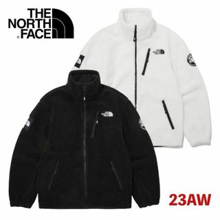 ザノースフェイス(THE NORTH FACE)の国内未発売ザノースフェイスリモフリース ジャケットボアブルゾン白L(ブルゾン)