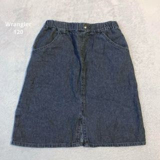 ラングラー(Wrangler)のWrangler ブラックデニムスカート 120(スカート)