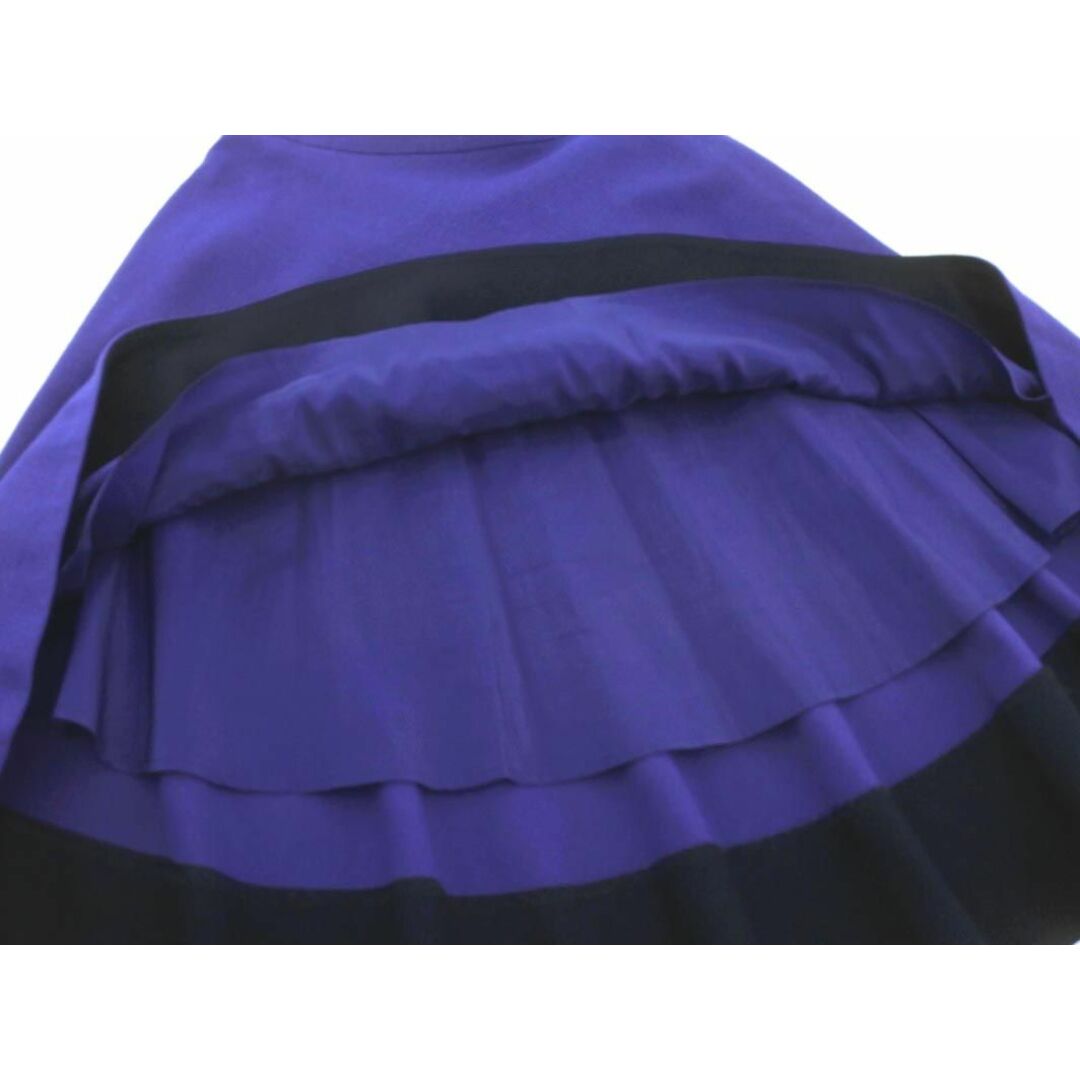 VIAGGIO BLU(ビアッジョブルー)のViaggio Blu ビアッジョブルー ウール混 フレア スカート size0/濃紺 ◇■ レディース レディースのスカート(ひざ丈スカート)の商品写真