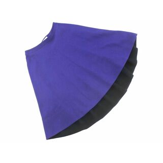 ビアッジョブルー(VIAGGIO BLU)のViaggio Blu ビアッジョブルー ウール混 フレア スカート size0/濃紺 ◇■ レディース(ひざ丈スカート)