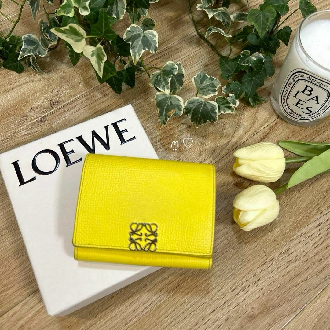 LOEWE - LOEWE ロエベ アナグラムトライフォールドウォレット 三つ折り