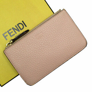 フェンディ(FENDI)のフェンディ FENDI コインケース レザー ライトピンク ユニセックス 8AP161-A91B 送料無料【中古】 g3939a(コインケース)